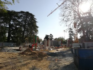 La Maison du Petit Monde en Beaujolais. Avancée des travaux